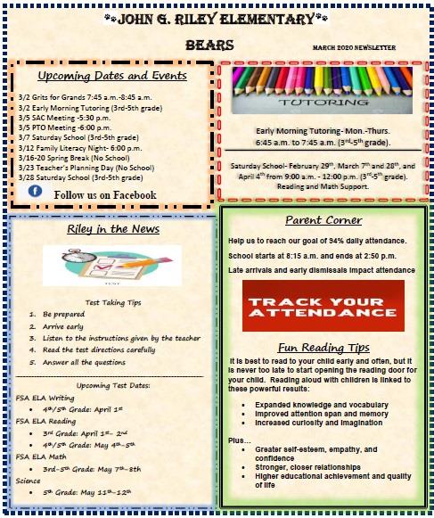 March 2020 Newsletter 